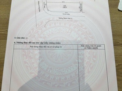 Bán đất góc 2mt đường lê công kiều và thanh vinh 12 1