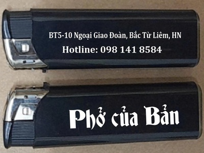 Dịch vụ BẬT LỬA in loogo theo yêu cầu 3