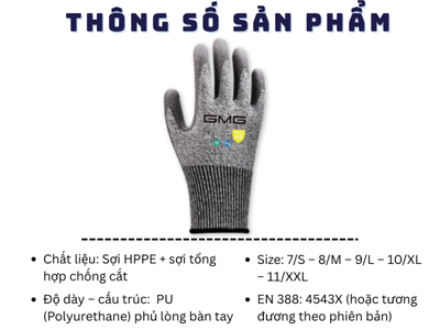 Găng Tay Chống Cắt AP1503 0