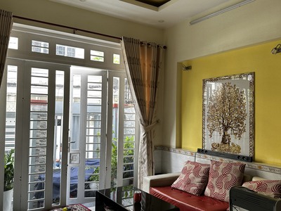 Cho thuê nhà 1 trệt 2lầu, 48m2, 3pn  nội thất giá tốt hẻm xe hơi đường số 8, p.hiệp bình chánh, thủ 1