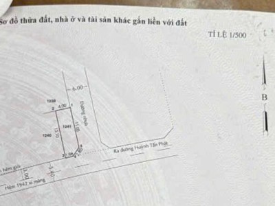 Lô đất góc tt nhà bè - hẻm xe hơi - 4 tỷ 3