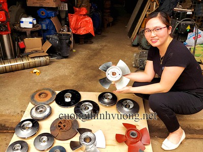 Gia công cánh máy bơm nước chính xác cao, phục vụ toàn quốc. 0