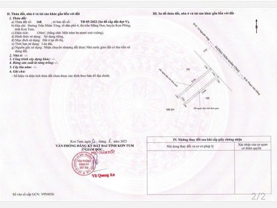 Mây   giá chạm đáy bán lô đất mặt tiền trần nhân tông, ngay khu đức mẹ măng đen 0