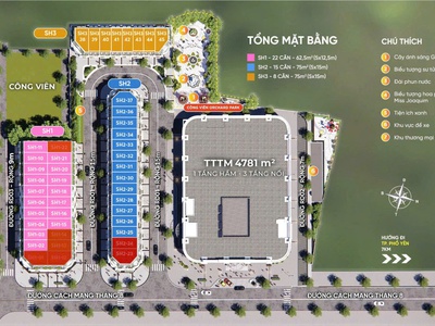 Bán 2 căn sh1-20 sh1-21 shohouse new orchard sông công thái nguyên 3