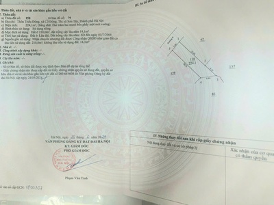 Bán đất thổ cư sẵn sổ full tiện ích duy nhất tại lục quân-cổ đông-sơn tây 2