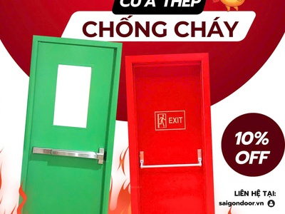 Cửa Thép Chống Cháy: Giải Pháp An Toàn Tối Ưu Cho Công Trình Hiện Đại 0