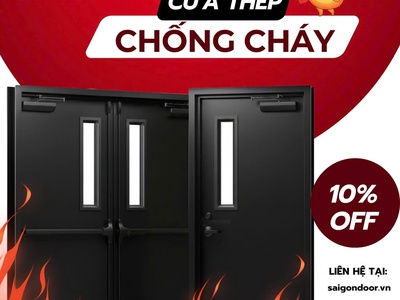 Cửa Thép Chống Cháy: Giải Pháp An Toàn Tối Ưu Cho Công Trình Hiện Đại 2