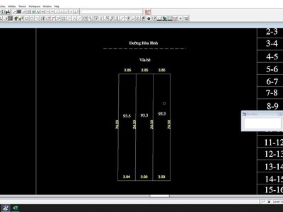 Bán lô đất mặt phố Hòa Bình, ph Hải Dương, TP Hải Phòng, 280.5m2, mt 11.55m, đường to 3