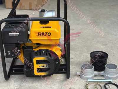 Máy bơm nước 4 thì Rato 15Hp giá rẻ 0