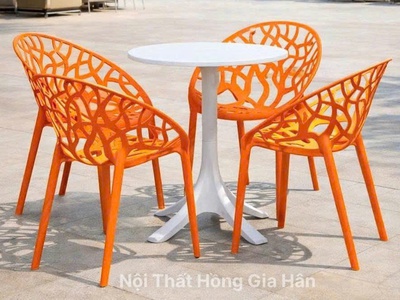 Bàn ghế nhựa sân vườn HGH 0