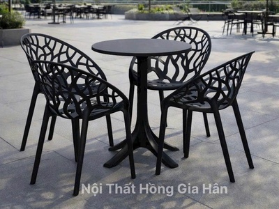 Bàn ghế nhựa sân vườn HGH 2
