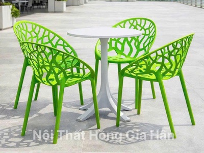 Bàn ghế nhựa sân vườn HGH 6