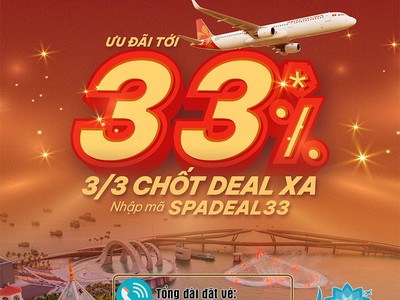 Ngày 3/3 Chốt deal xa Sun Phuquoc Airways giảm tới 33 0