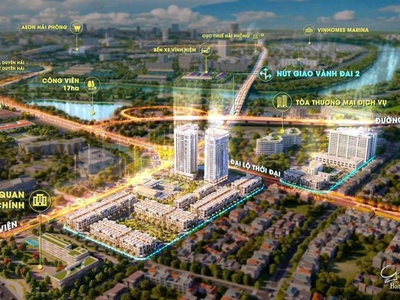 HOT Duy nhất căn 1PN chung cư cao cạnh Aeone Mall Hải Phòng giá rẻ 0