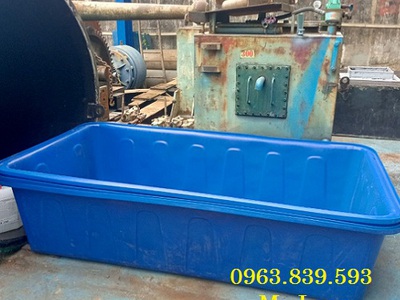 Thùng chữ nhật 1000L nuôi cá, làm bể bơi 0