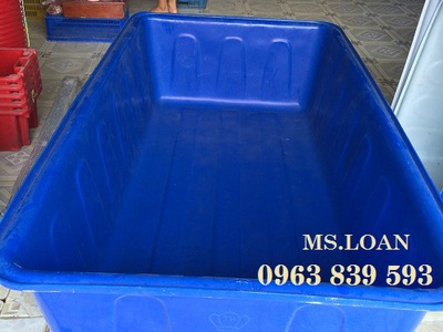 Thùng chữ nhật 1000L nuôi cá, làm bể bơi 1