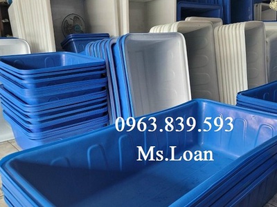Thùng chữ nhật 1000L nuôi cá, làm bể bơi 5