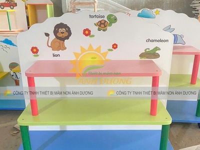 Kệ góc mầm non AD, kệ cá nhân mầm non AD, kệ nhà trẻ AD 0