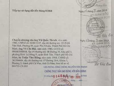 Giá tốt: chính chủ bán lô đất 5500m  mặt tiền rừng sát, xã bình khánh, hồ chí minh mặt sau con rạch 2
