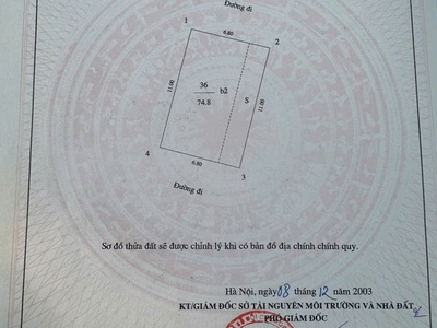 Chính chủ bán nhà 3 tầng vị trí đẹp tại ngọc hồi - đất phân lô 2 mặt ngõ trước sau đều 3m 2