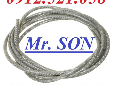 Cáp bọc nhựa trắng D12,D16,D10,D8,D6,D5,D4,D3,D2 rẻ 0968521058 Kim khí THANH SƠN Thanh Trì HN 2