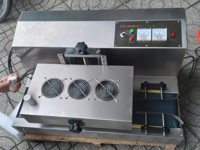 Máy dán màng seal tự động, máy ép màng nhôm hũ nhựa, lọ thuốc , 0