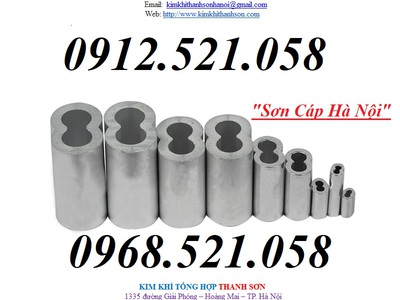 Cung ứng cốt nhôm ép khóa đầu cáp thép Thanh Trì 0912521058 THANH SƠN có lót cáp, khóa cáp,tăng đơ 8
