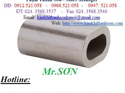 Cung ứng cốt nhôm ép khóa đầu cáp thép Thanh Trì 0912521058 THANH SƠN có lót cáp, khóa cáp,tăng đơ 3