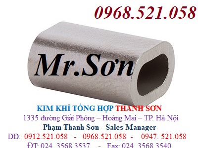 Cung ứng cốt nhôm ép khóa đầu cáp thép Thanh Trì 0912521058 THANH SƠN có lót cáp, khóa cáp,tăng đơ 2