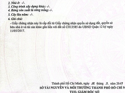 Cần bán nhanh lô đất 2 mặt tiền phường thạnh xuân, quận 12, tp hcm 3