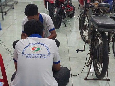 Khai giảng lớp sửa chữa xe máy, xe điện 2026 uy tín, chất lượng 0