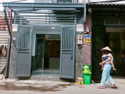 Nhà 1 lầu diện tích khủng ngang 5m cực đẹp gần siêu thị metro q12 0