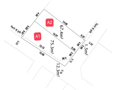 Cặp lô góc nở hậu 88m2 và 69m2 hiệp bình chánh sau gigamall sổ vuông đẹp siêu hiếm 3