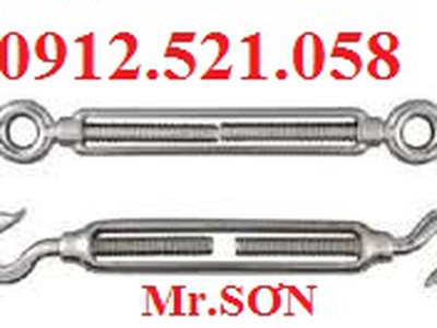 Tăng đơ có 2 đầu móc , tăng đơ 2 đầu tròn mạ kẽm 0968521058 Kim khí vật tư Thanh Sơn Thanh Trì HN 0