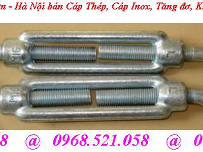 Tăng đơ có 2 đầu móc , tăng đơ 2 đầu tròn mạ kẽm 0968521058 Kim khí vật tư Thanh Sơn Thanh Trì HN 1