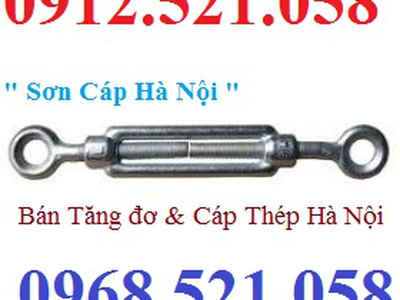 Tăng đơ có 2 đầu móc , tăng đơ 2 đầu tròn mạ kẽm 0968521058 Kim khí vật tư Thanh Sơn Thanh Trì HN 6