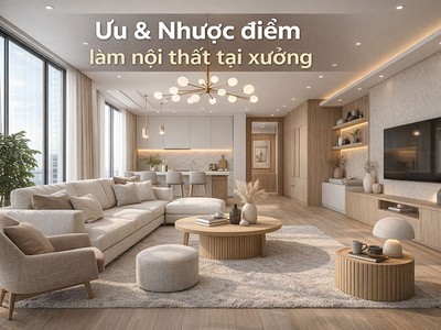 Ưu Nhược Điểm Làm Nội Thất Tại Xưởng   Có Nên Làm Không 1