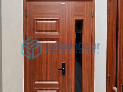 Cửa thép vân gỗ 0