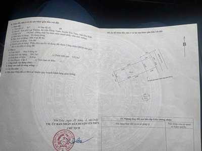 Sở hữu ngay căn nhà đẹp - giá tốt - vị trí đắc địa bám mặt tiền đường 12b tt hàng trạm, yên thủy 4