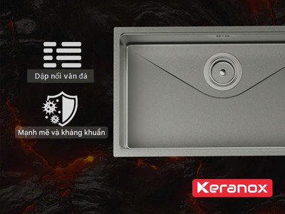 Một Lần Lắp   Dùng Bền Cả Chục Năm   Chậu Vòi Keranox 1