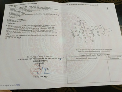 Ra hàng đất đẹp đắc sở .hoài đức . ô to vào đất - gần vành đai 4. giá rẻ nhất hoài đức . giá chỉ 2