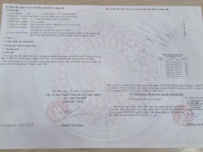 Nhà cấp 4  5x20  có gác lửng   shr   mặt tiền đường nhựa thông thới tam thôn 1