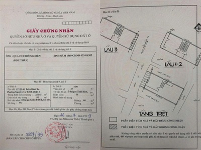 Chính chủ cần bán nhà tại  nguyễn cư trinh - quận 1 - tp hồ chí minh 0