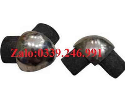 Bo góc tủ nhôm inox, bo góc tủ 2 chân 2