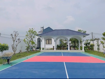 Villa sport club đẳng cấp nghỉ dưỡng cao cấp khuôn viên ao cá koi và sân Pickleball 4