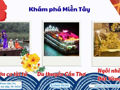 Tour Khám phá Mỹ Tho Cần Thơ 2026 - SGC 2