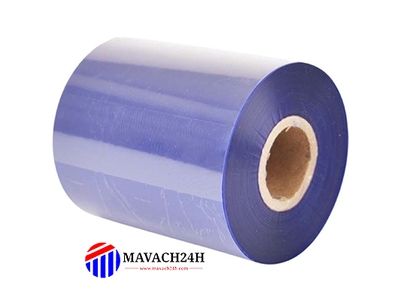 Mực In Wax/Resin Khổ 80mmx300m Màu Xanh Dương 0