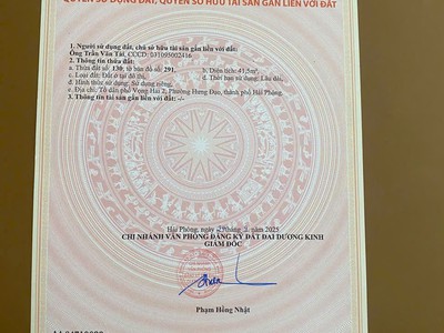 Đất vọng hải hưng đạo sau một nhà mặt đường ngõ ô tô ra vào zalo 0567 222 555 1