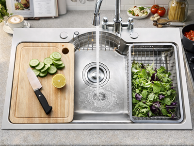 Chậu rửa bát Keranox chính hãng   bền đẹp, chống gỉ, giá tốt 3