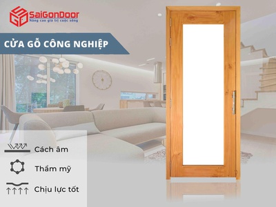 Cửa gỗ công nghiệp 0